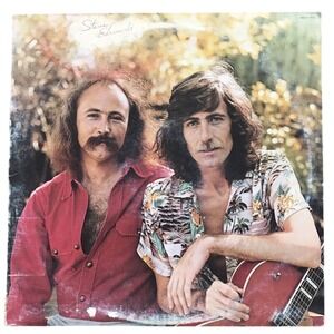 Crosby & Nash Wind On The Water Vinyl LP 1975 ABC Records Folk Rock Classic